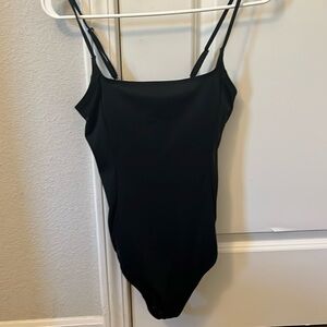 Black one piece Bathing suit